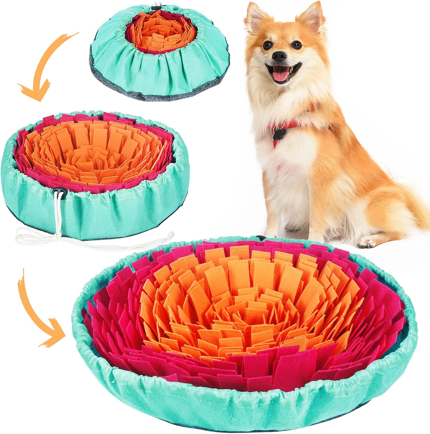 Vivifying snuffle mat — product still, listing dog is not Kai